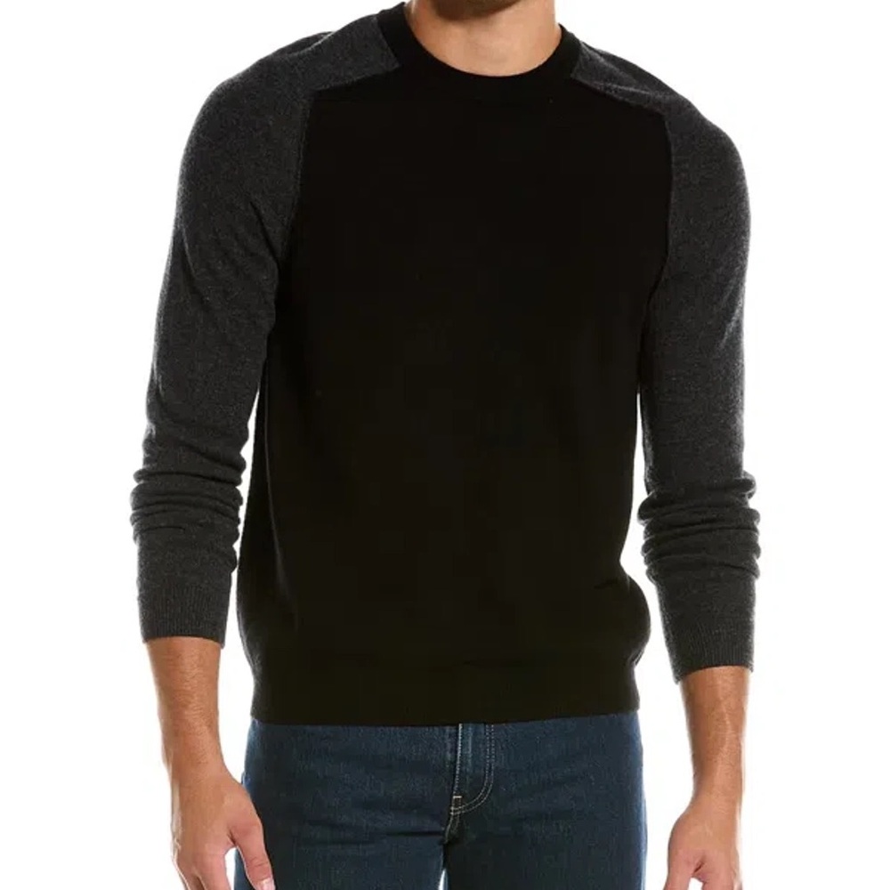 Autumn Cashmere Colorblocked Saddle Wool & Cashmere-blend